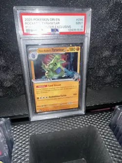 PSA 9 Team Rocket's Tyranitar [Pokemon Center] #96 with Swirl - Image 1