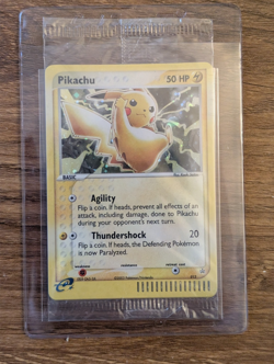 SEALED 2003 Pokemon Pikachu 012 Meowth 013 Black Star Promo Holo WOTC E-Reader - Image 1