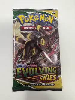 Pokemon TCG: Evolving Skies Booster Pack! Brand New, Factory-Sealed! - Umbreon - Image 1