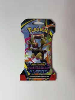 NEW Pokemon TCG: Mega Evolutions Phantasmal Flames - Single Sleeved Booster Pack - Image 1