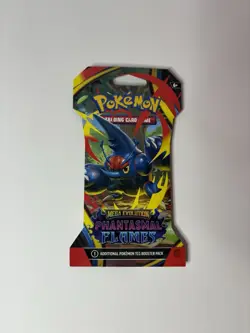 NEW Pokemon TCG: Mega Evolutions Phantasmal Flames - Single Sleeved Booster Pack - Image 2