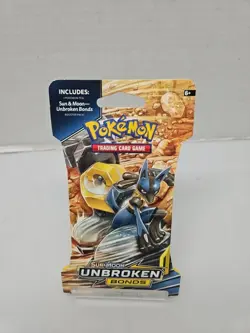 Sun & Moon-Unbroken Bonds Pokemon Sleeve Booster Pack 820650805486 - Image 1