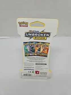 Sun & Moon-Unbroken Bonds Pokemon Sleeve Booster Pack 820650805486 - Image 2