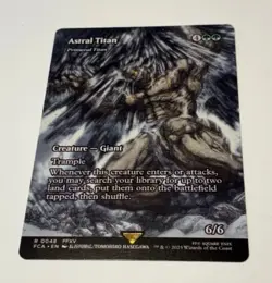 Magic the Gathering MTG Astral Titan (Primeval Titan) x1 Card NM/M - Image 1