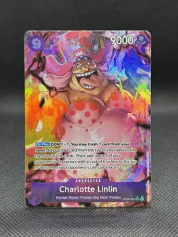 Charlotte Linlin SR Alt Art OP08-069 Two Legends One Piece Card Game NM - Image 1
