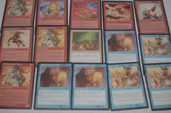 MTG 15x mirage red blue dream fighter magic card lot MP - Image 2