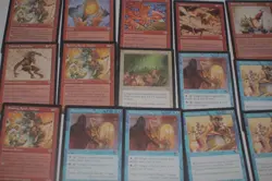 MTG 15x mirage red blue dream fighter magic card lot MP - Image 4