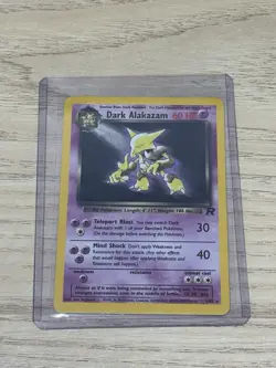 Dark Alakazam 1/82 Team Rocket Set Holo WOTC Pokemon Card LP - Image 1