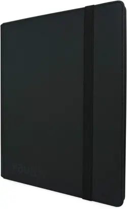 Vault X Premium Trading Card Binder 9 Pocket 360 Cards Water Resistant Black - Image 1