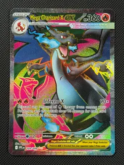Pokemon Cards Mega Charizard X ex 109/094 Phantasmal Flames Ultra Rare NM - Image 1