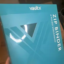 Vault X 4-Pocket Side Loading Exo-Tec Premium Zip Binder For 160 Cards - TEAL - Image 2