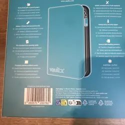 Vault X 4-Pocket Side Loading Exo-Tec Premium Zip Binder For 160 Cards - TEAL - Image 4