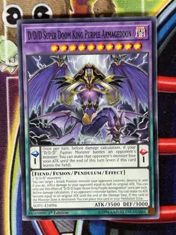 Yugioh D/D/D Super Doom King Purple Armageddon SOFU-EN096 Single - Image 1