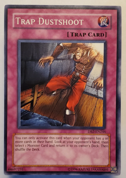 Yu-Gi-Oh! Trap Dustshoot DB2-EN246 Dark Beginning 2 Near Mint Vintage - Image 1