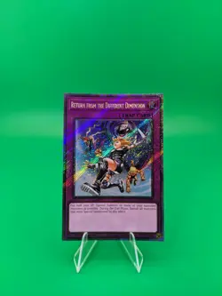 Yu-Gi-Oh! Return From The Different Dimension RA03-EN140 Platinum Secret Rare - Image 1