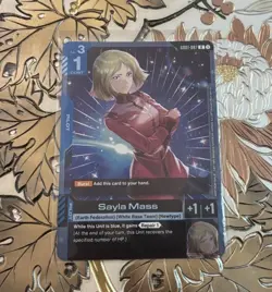 Gundam TCG Card Game Sayla Mass Alternate Art Foil GD01-087 R - Image 1