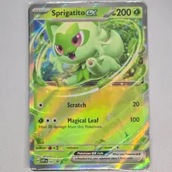 Sprigatito EX 087 Scarlet & Violet Black Star Promo Holo Pokemon Card TCG SEALED - Image 1
