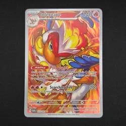 Pokemon TCG Card Infernape 173/167 Twilight Masquerade Illustration Rare - NM - Image 1