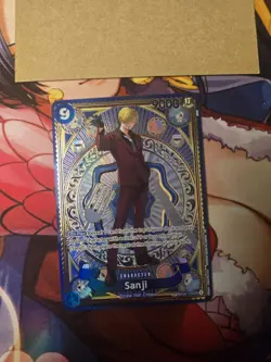Sanji SEC OP06-119 SP Parallel A Fist of Divine Speed ONE PIECE Card English NM - Image 2
