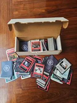 Vintage Star Wars CCG Decipher Lot Card Game Collection Black White Border 2+ lb - Image 1