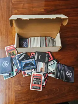 Vintage Star Wars CCG Decipher Lot Card Game Collection Black White Border 2+ lb - Image 2