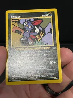Pokemon Card 1ST EDITION Sneasel Neo Revelation 24/64 WotC Non Holo Rare NM - Image 5