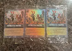 3 Zootopia 2 “Putting It All Together” Disney Lorcana Promo Trading Cards SEALED - Image 1