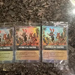 3 Zootopia 2 “Putting It All Together” Disney Lorcana Promo Trading Cards SEALED - Image 3