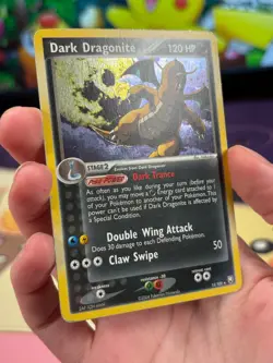 SWIRL! Dark Dragonite 15/109 EX Team Rocket Returns Holo Rare Pokemon Card - Image 4