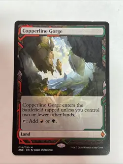 Copperline Gorge Zendikar Rising Expeditions #14 Mythic - Image 1