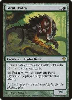 Feral Hydra [Archenemy] Magic MTG - Image 1