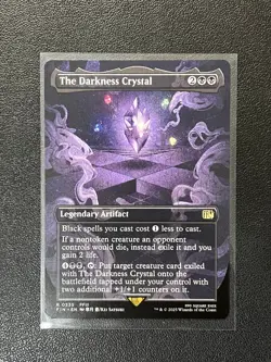 The Darkness Crystal Final Fantasy MTG Magic NM (Borderless) 0335 - Image 1