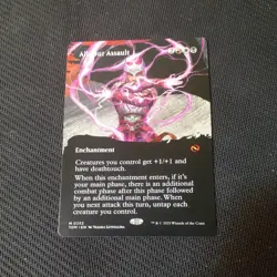 MTG ~ All-Out Assault (Borderless) ~ Tarkir: Dragonstorm ~ Near Mint ~ Mythic - Image 1