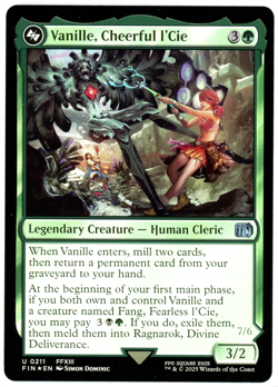 Vanille, Cheerful l'Cie (Foil)- 0211 - Final Fantasy - MTG - NM/M - Image 1