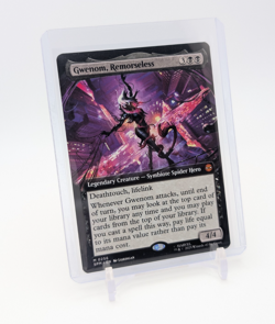 MTG - Gwenom, Remorseless - Extended Art Mythic #256 - Spider-Man NM - Image 1