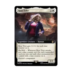 WOTC Universes Beyond: Doctor Rose Tyler (Extended Art) (Surge Foil) (R) ( NM - Image 1