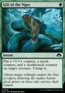 Gift of the Viper Modern Horizons 3 (MH3) 156 MTG Regular - Image 1