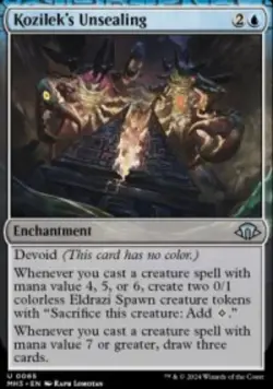 Kozilek's Unsealing Modern Horizons 3 (MH3) 65 MTG Regular - Image 1