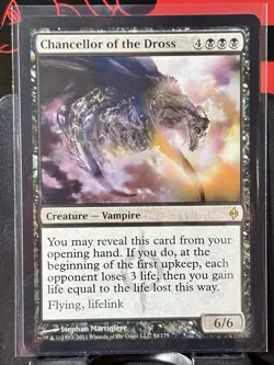 Chancellor of the Dross - Reg - MTG - New Phyrexia - 54/175 - RARE ~ LP - Image 2