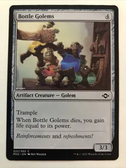 MTG Modern Horizons 2 Bottle Golems 222/303 NM - Image 1