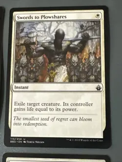 Swords To Plowshares X4 Battlebond NM Condition See Pics Front Back - Image 4