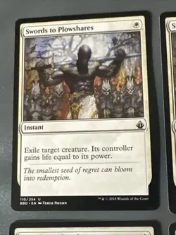 Swords To Plowshares X4 Battlebond NM Condition See Pics Front Back - Image 5