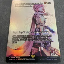 Lightning, Lone Commando Isshin, Two Heavens as One #54 (Showcase Foil) MTG - Image 2
