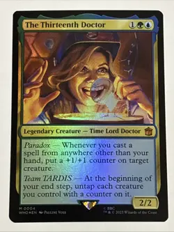 MTG Universes Beyond: Doctor Who The Thirteenth Doctor Foil 0004 NM Mythic - Image 1