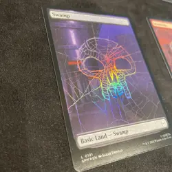 Marvel's Spider-Man Full Art Basic Land (FOIL) Set MTG SPM MTG #189-193 - Image 3