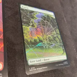 Marvel's Spider-Man Full Art Basic Land (FOIL) Set MTG SPM MTG #189-193 - Image 5