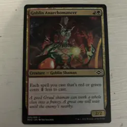MTG Magic the Gathering Goblin Anarchomancer (200/765) Modern Horizons 2 LP - Image 1