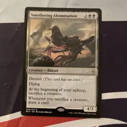 MTG Smothering Abomination Battle for Zendikar 099/274 Regular Rare - Image 1