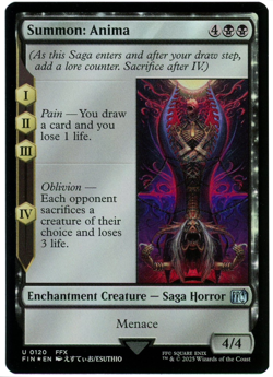 Summon: Anima (Foil) - 0120 - Final Fantasy - MTG - NM/M - Image 1