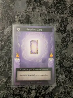 Amethyst Core Sorcery Contested Realm NM Beta Wave 3 - Image 1